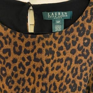 Ralph Lauren animal print dress